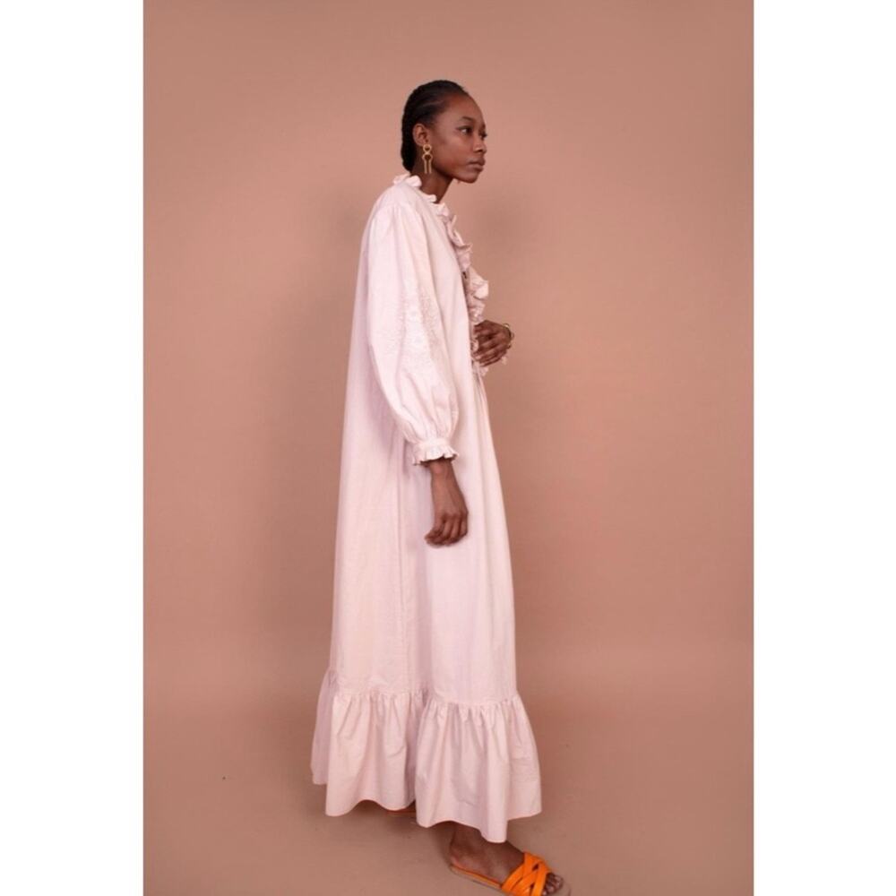 meadows Lavender Dress Blush Long Sleeve Maxi - Picture 4 of 10